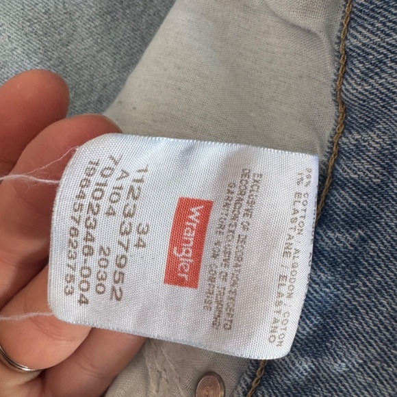 Wrangler Light Wash Denim Shorts Mens | Vintage Americana Western Cowboy Core - Picture 2 of 5